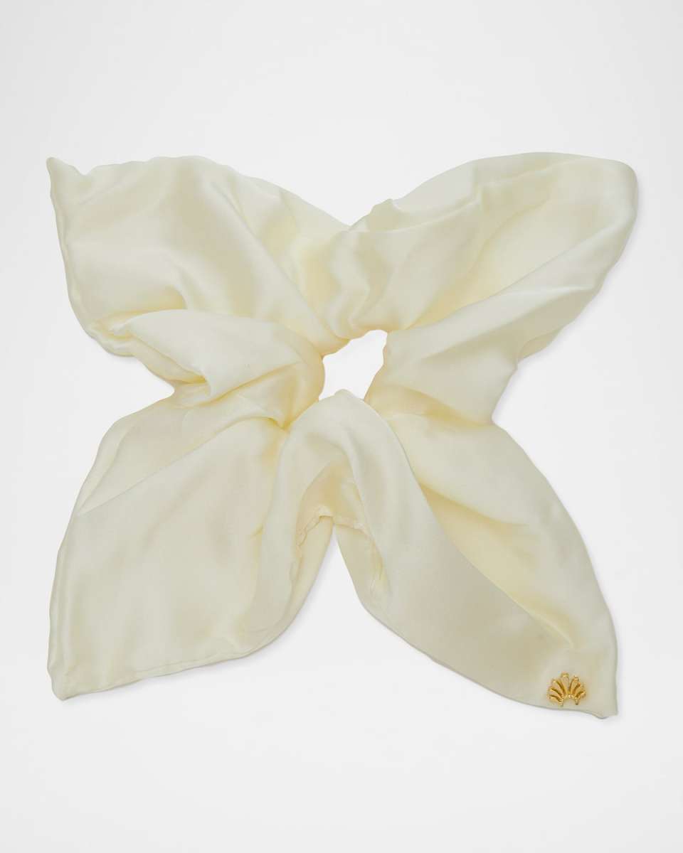 Square Silk Scrunchie